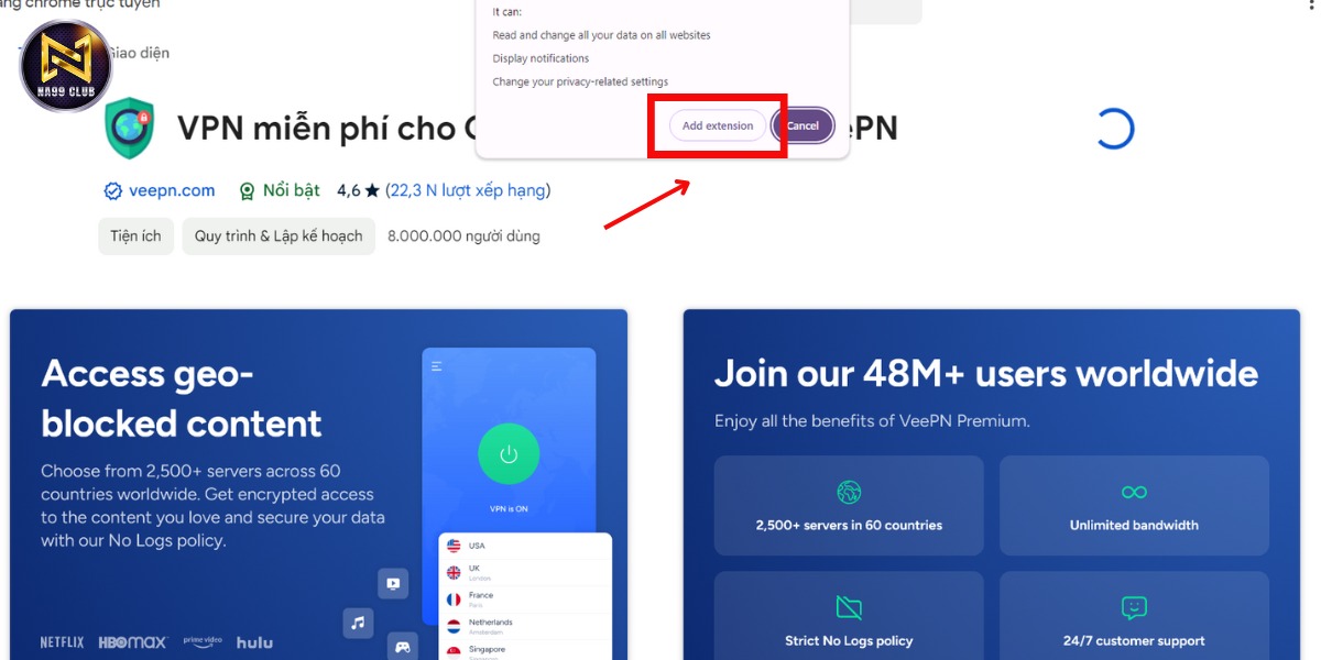 Cài đặt VPN